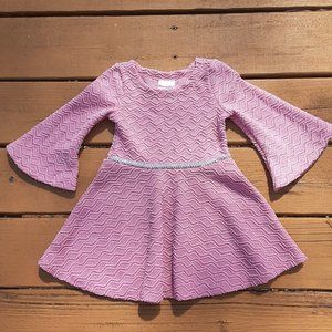 NANNETTE KIDS - GIRLS' BLUSH COLORED DRESS - NEW!